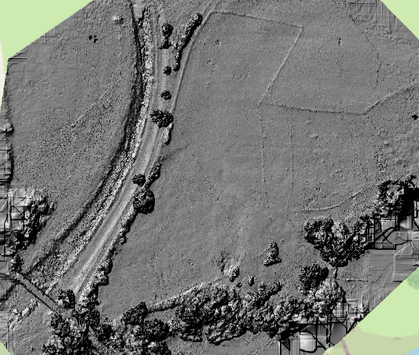 Ukázka digitálního modelu povrchu